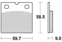 TRW Bremsbeläge MCB 533 Bremsbelag MCB 533 SV Sintermetall