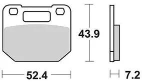 TRW Bremsbeläge MCB 556 Bremsbelag MCB 556 Bio-Standard