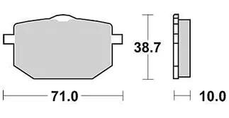 TRW Bremsbeläge MCB 568 Bremsbelag MCB 568 SV Sintermetall