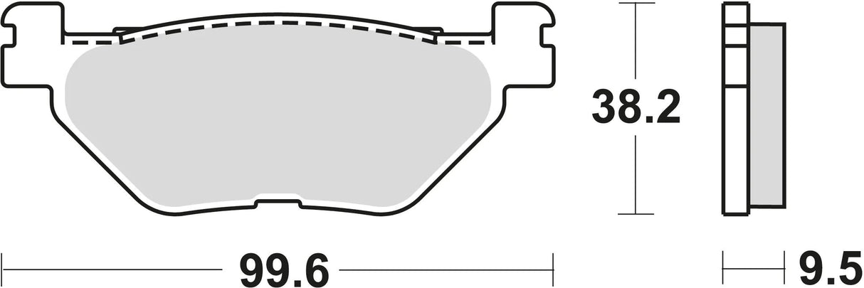 TRW Bremsbeläge MCB 731 Bremsbelag MCB 731 SH Sintermetall