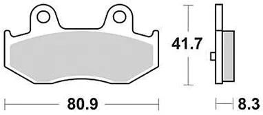 TRW Bremsbeläge MCB 746 Bremsbelag MCB 746 Bio-Standard