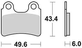 TRW Bremsbeläge MCB 766 Bremsbelag MCB 766 Bio-Standard