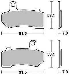 TRW Bremsbeläge MCB 781 Bremsbelag MCB 781 SV Sintermetall