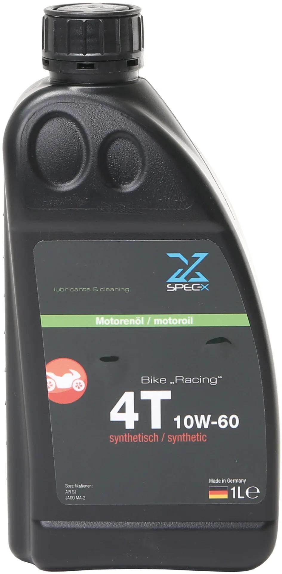 Spec-x Motoröl Fahrrad 4t Rennmotoröl 4t 10w-60 Raci 1l Fahrrad