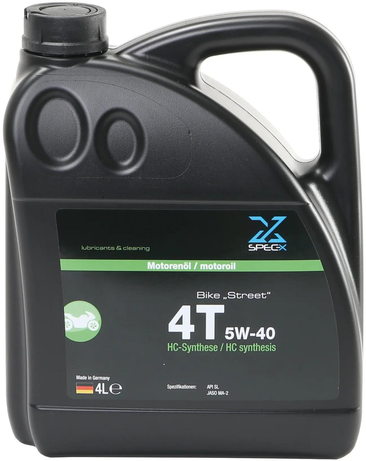 Spec-x Motoröl Fahrrad 4t Straßenmotoröl 4t 5w-40 Straße 4l Fahrrad