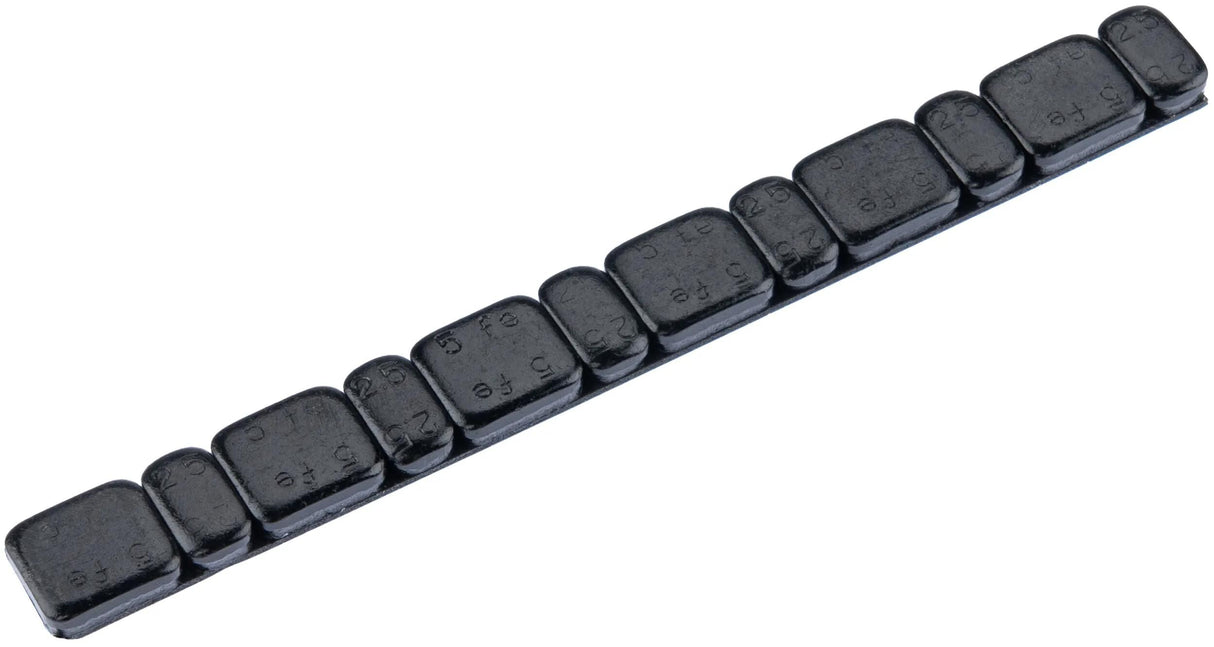 Demnächst sind Klebegewichte Klebegewichtsstreifen 45 sw 6x5g 6x2,5g erhältlich
