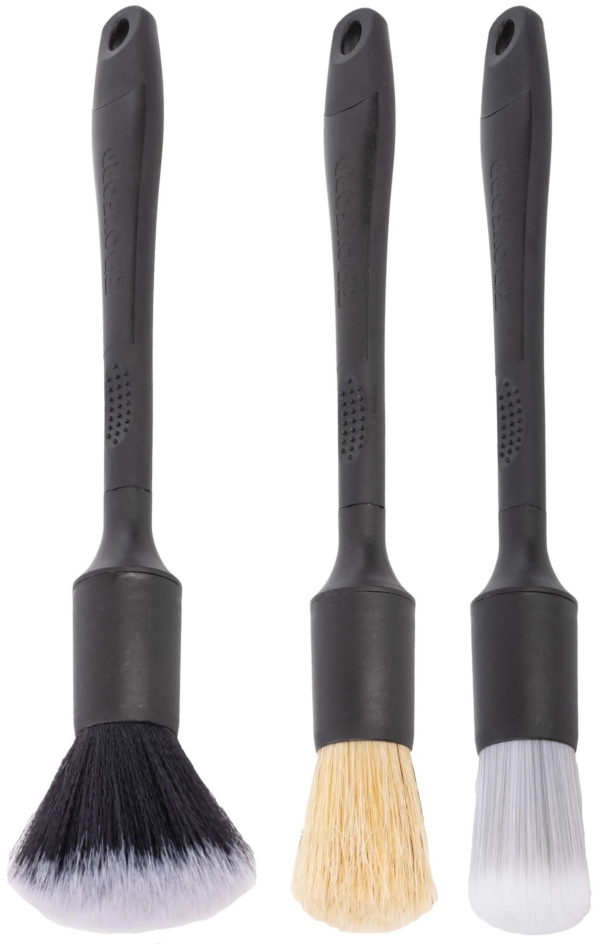 Oxford-Waschbürsten-Set, Detaillierungsbürsten, Profi-Set. Büroset 3-teilig ox844