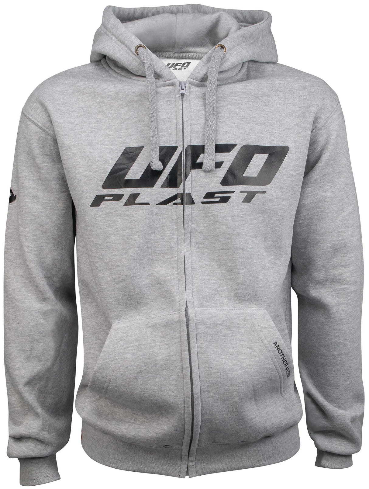 UFO Plast UFO Jacke Plast Hoodie Sweatshirt UFO Grau Gr. xl