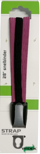 Widk 003915 Triobinder City Edelstahl -Stahlbrake Red Black auf der Karte