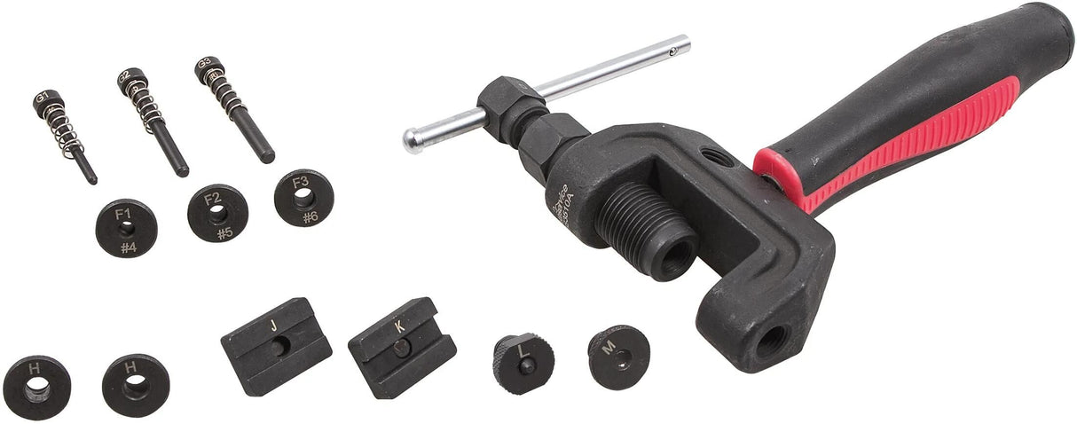 Bikeservice Kettenbrech- und Nietwerkzeug-Set Eco Montgwrkzstz Kette BST 13tlg
