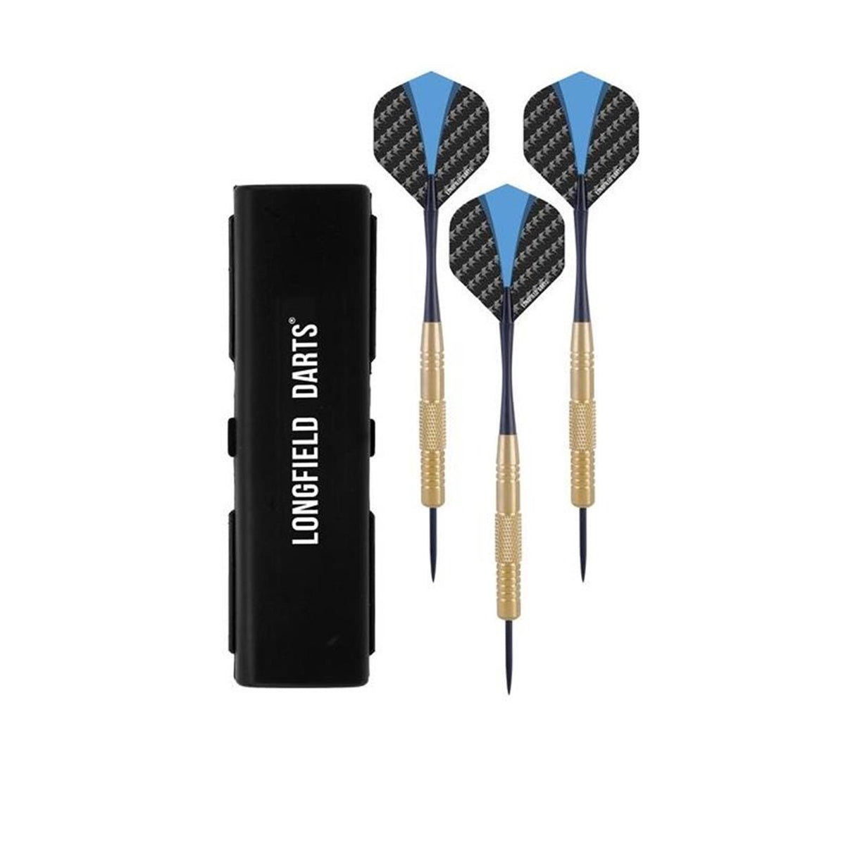 Longfield Darts Messing 22 Gramm im Koffer 3 Stück