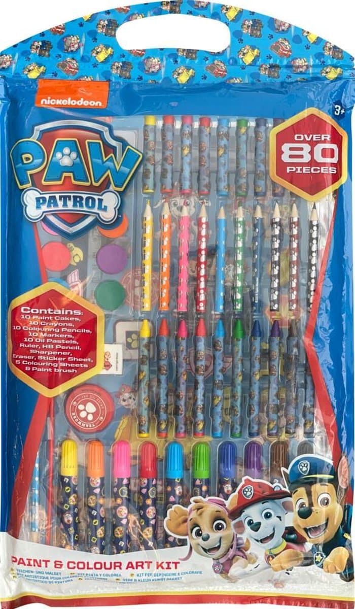 Sambro Paw Patrol Farb- und Farbset 80-teilig