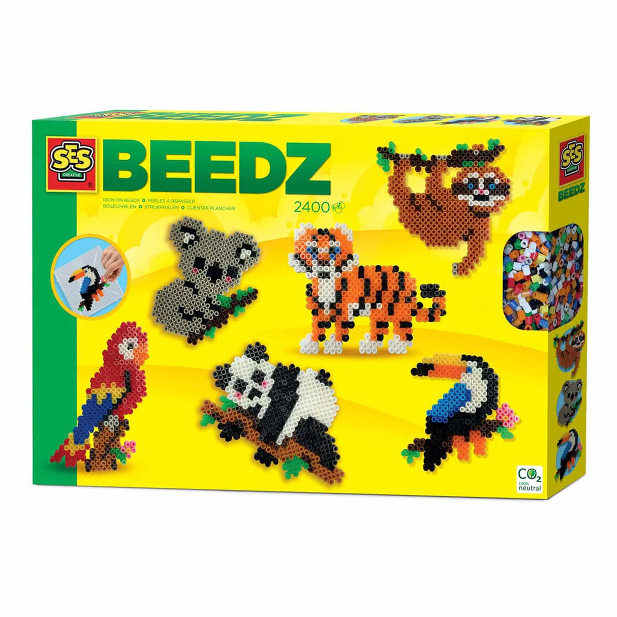 Ses beedz - Bügelperlen Dschungeltiere