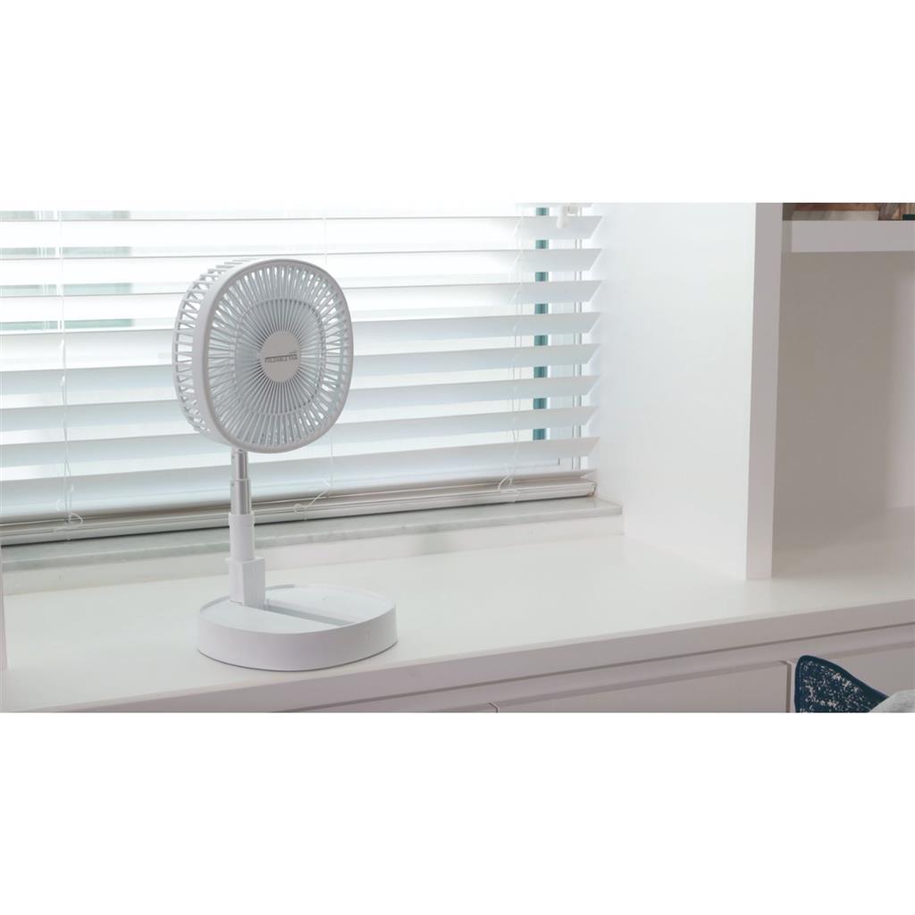 Starlyf faltbarer Ventilator 23 cm weiß