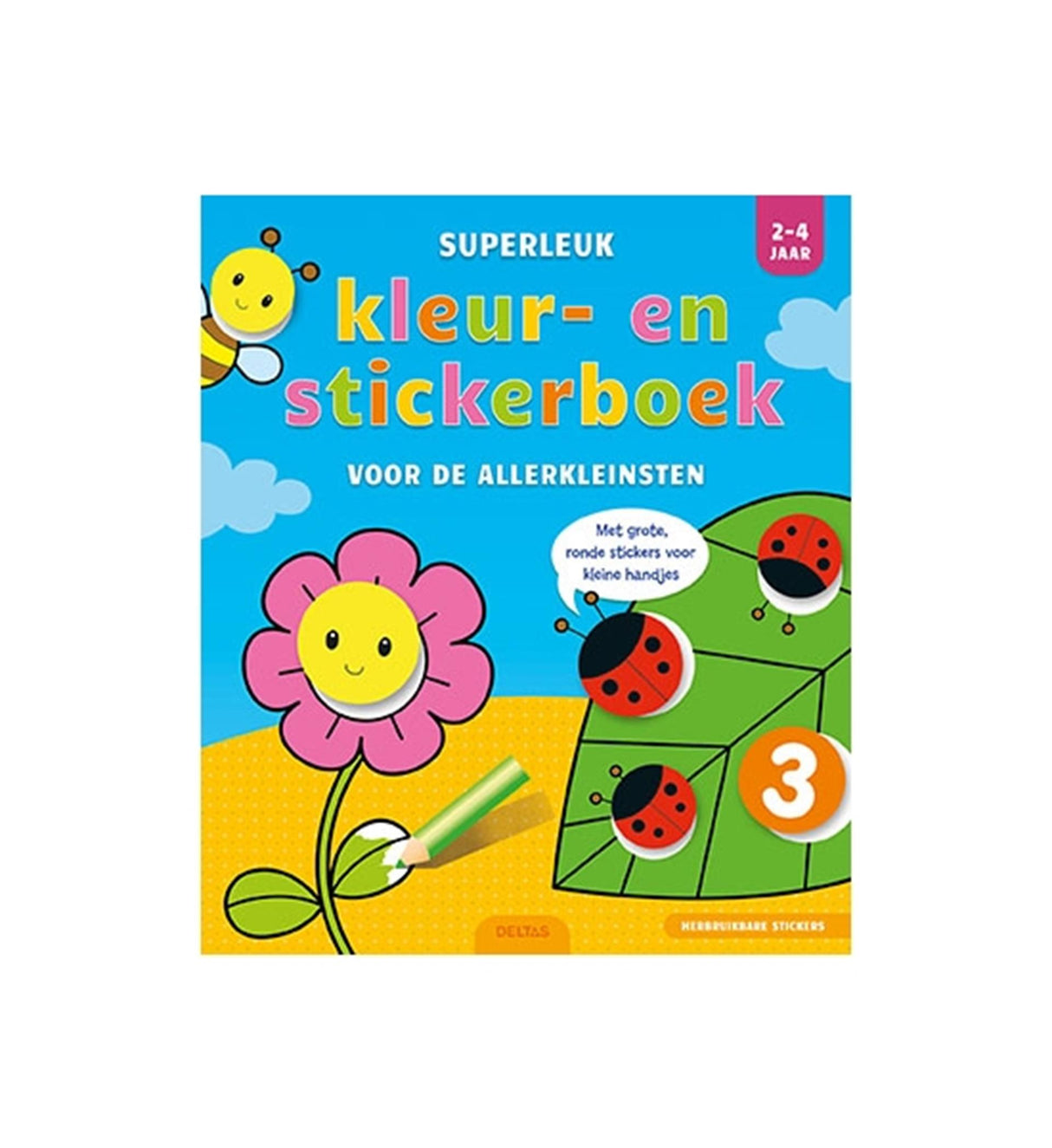 Deltas super lustige Farbe und Aufkleberbuch für die Kleinen