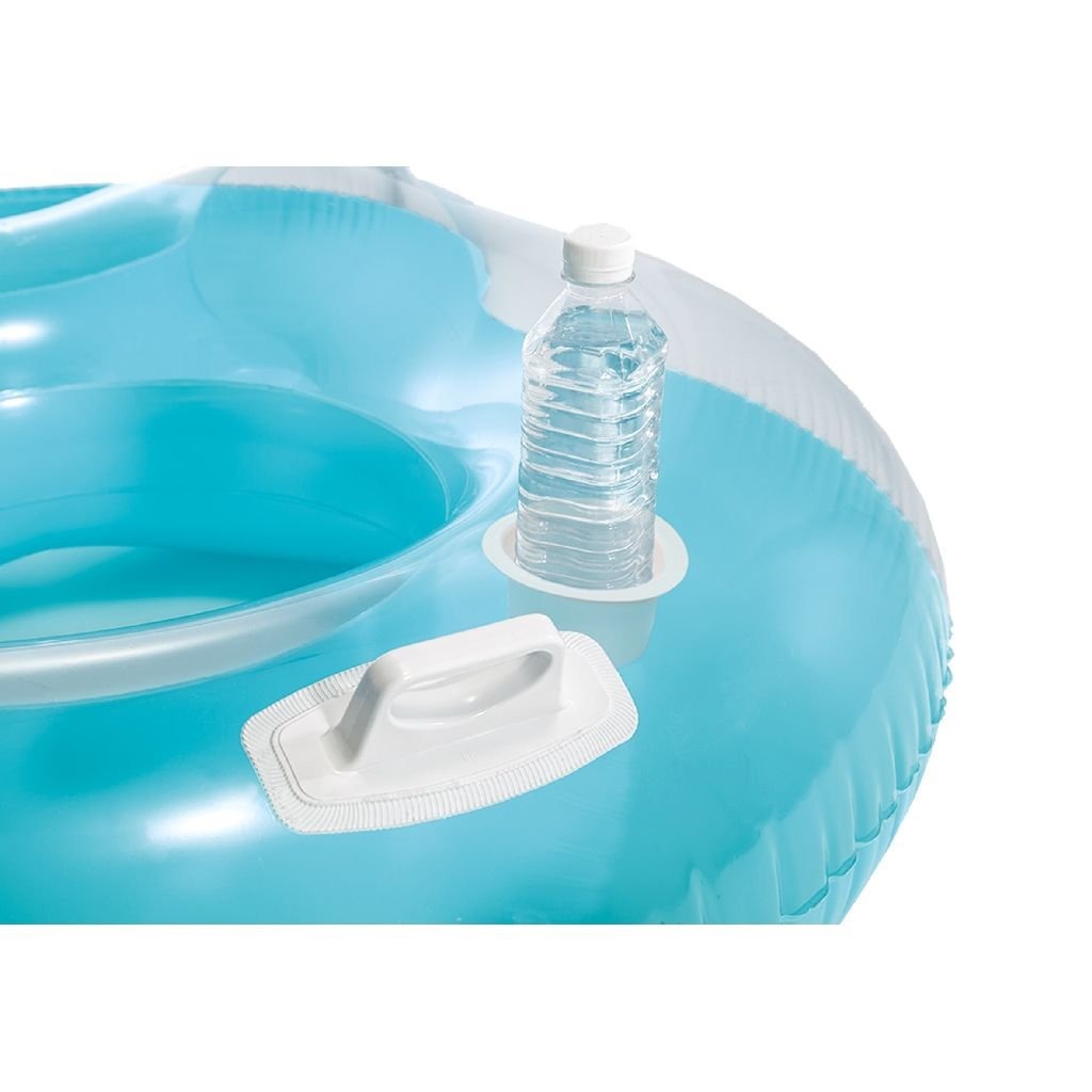 Intex 56800EU Double Lounge Swimming Pool mit Flaschenhaltern 198x117 cm