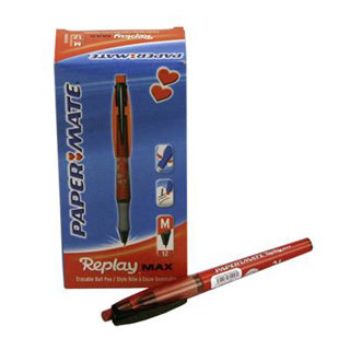 Papermate Stift+Radiergummi | 12 Stück