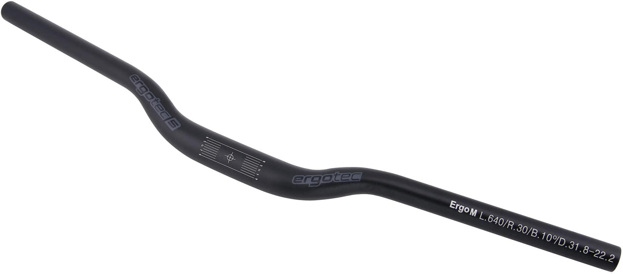 Ergotec Lenkung Ergo M 31,8 640 mm matt schwarz