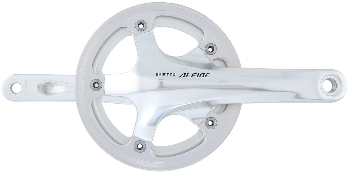 Shimano Kurbelgarnitur Alfine FC-S501 Kurbelgarnitur Shim.alfi.fcs501 45t.170mm ht2 1sp sil