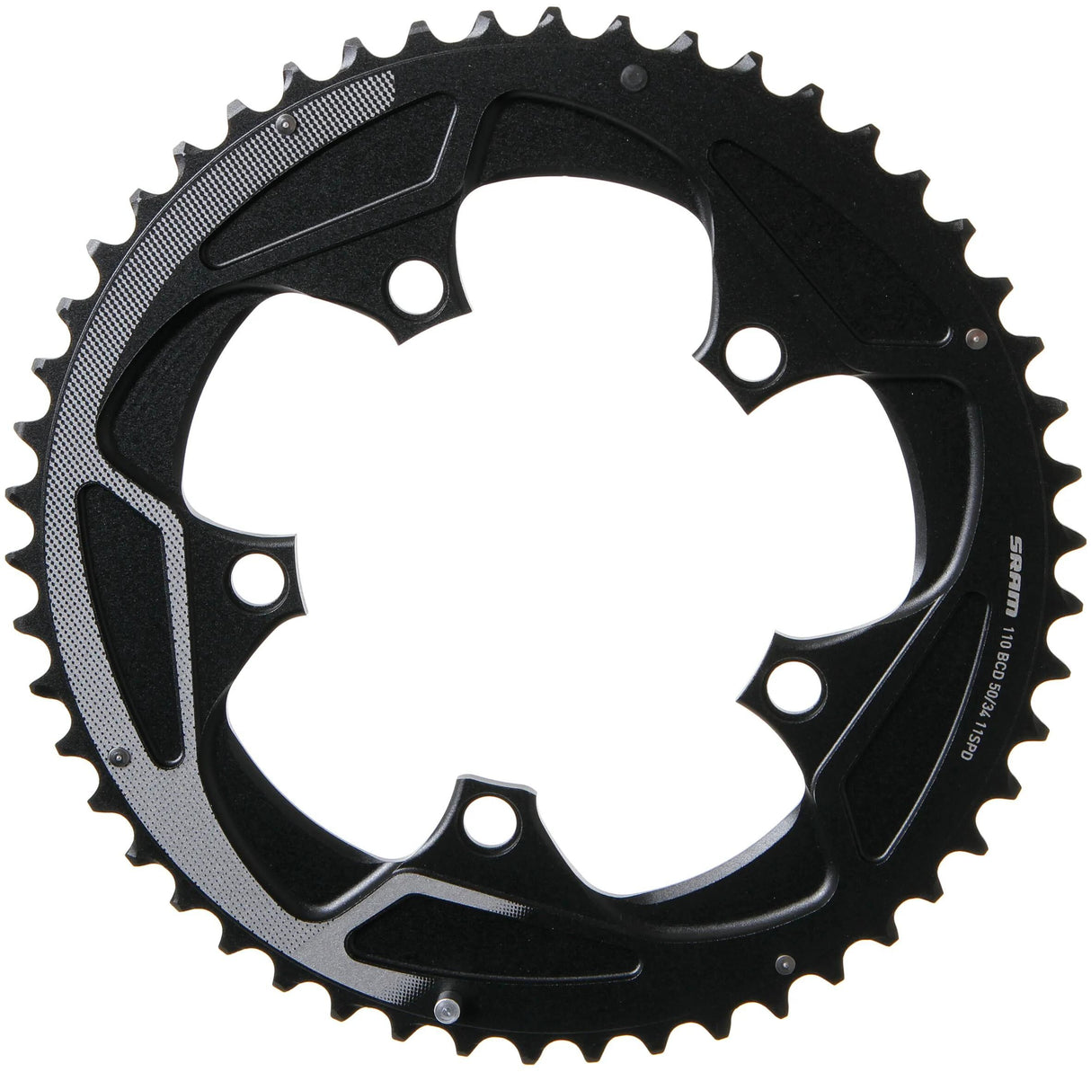 Sram Kettenblatt Road Doppelkettenblatt Roaddoub. 50t Sil.