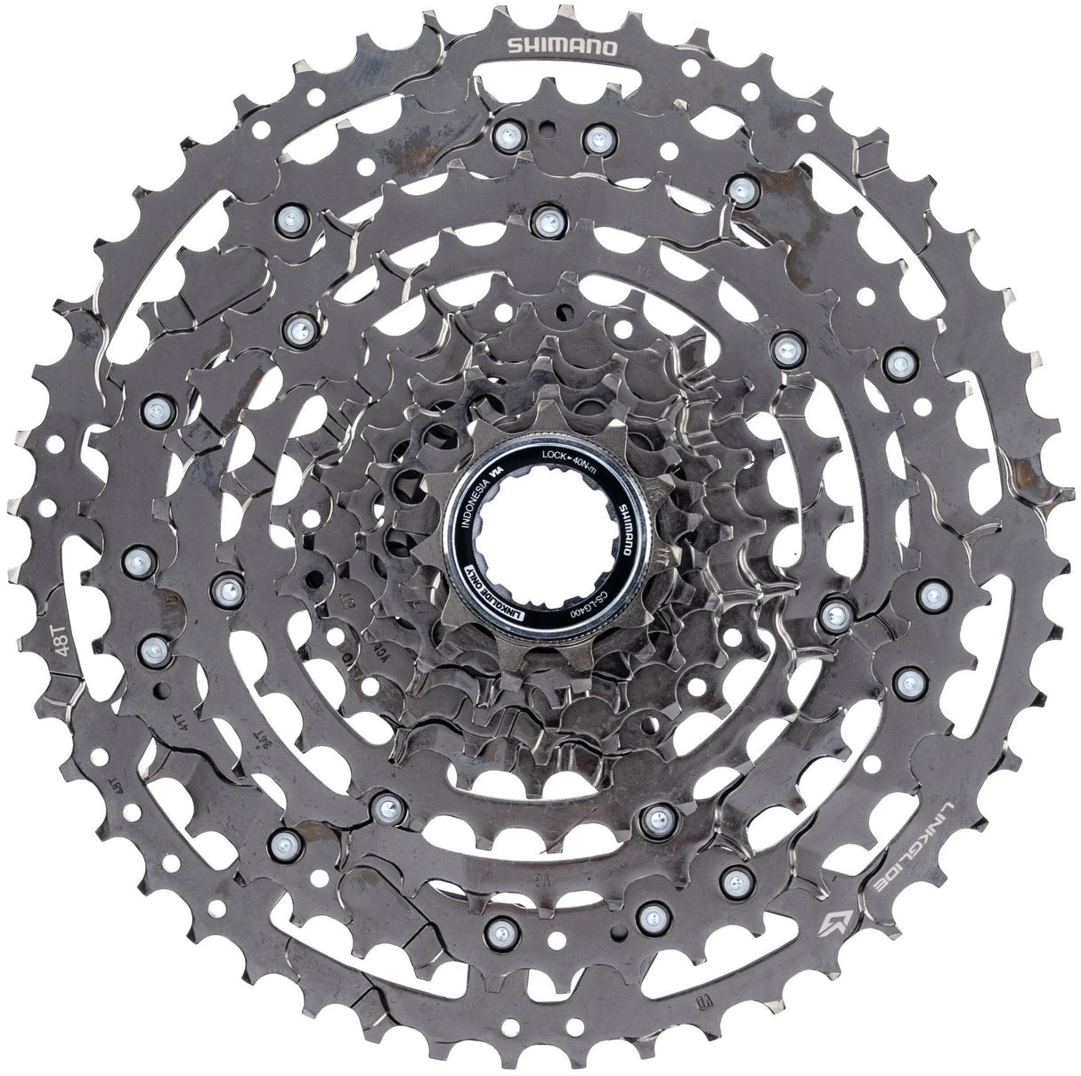 Shimano Kassettenqueues 10V 11-48T CS-LG400 schwarz