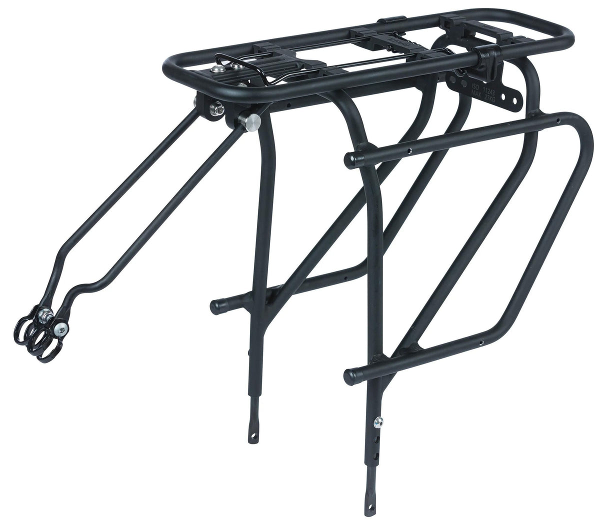 Basilm Mik -Gepäckfahrer Universal Cargo Carrier (In) Seitenmatte Schwarz