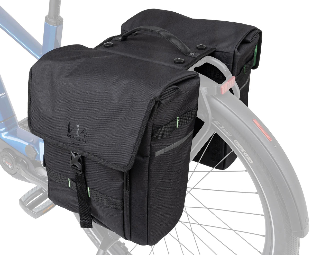 Contec Doppeltasche über Weekender. CT Twin Bags über Weeke RT Schwarz