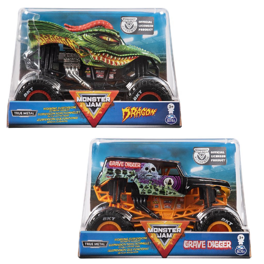 Monster Jam Druckguss-Monstertruck 1:24, sortiert