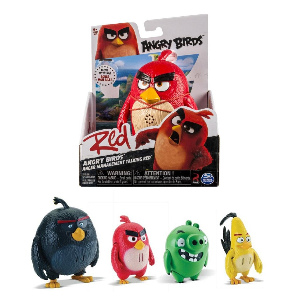 Spin Master Angry Birds Figur mit Sound Chuck
