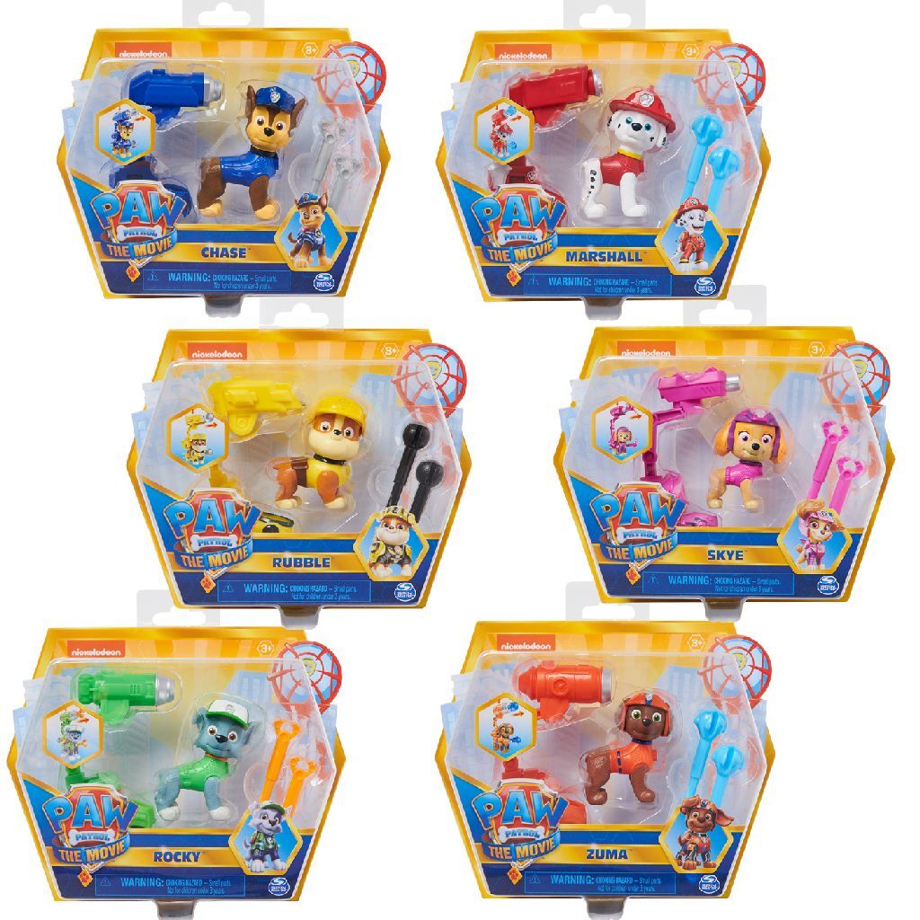 Spinmaster Paw Patrol: Die Film-Deluxe-Heldenwelpen