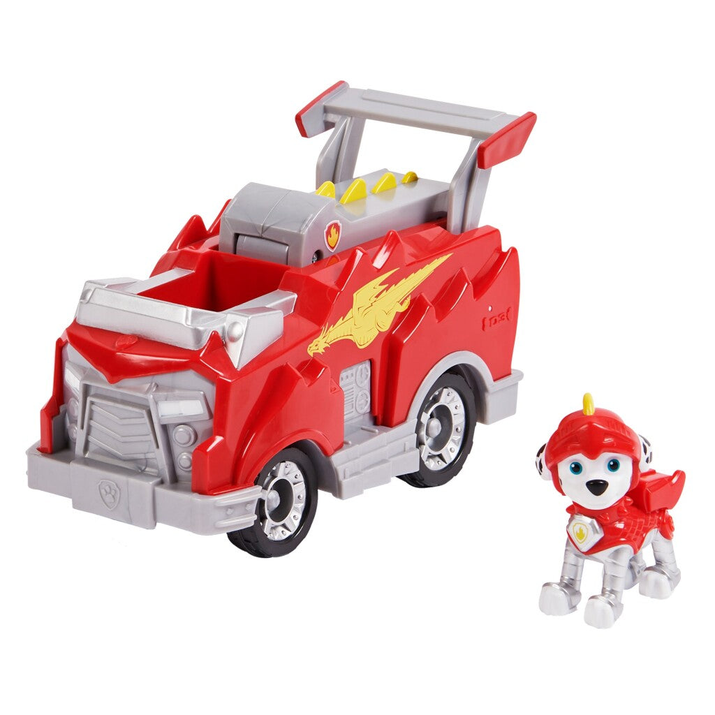 Paw Patrol Rescue Knights Marshall + Deluxe-Fahrzeug