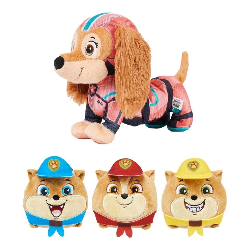 Paw Patrol Mighty Movie Plüschtier Liberty und Poms