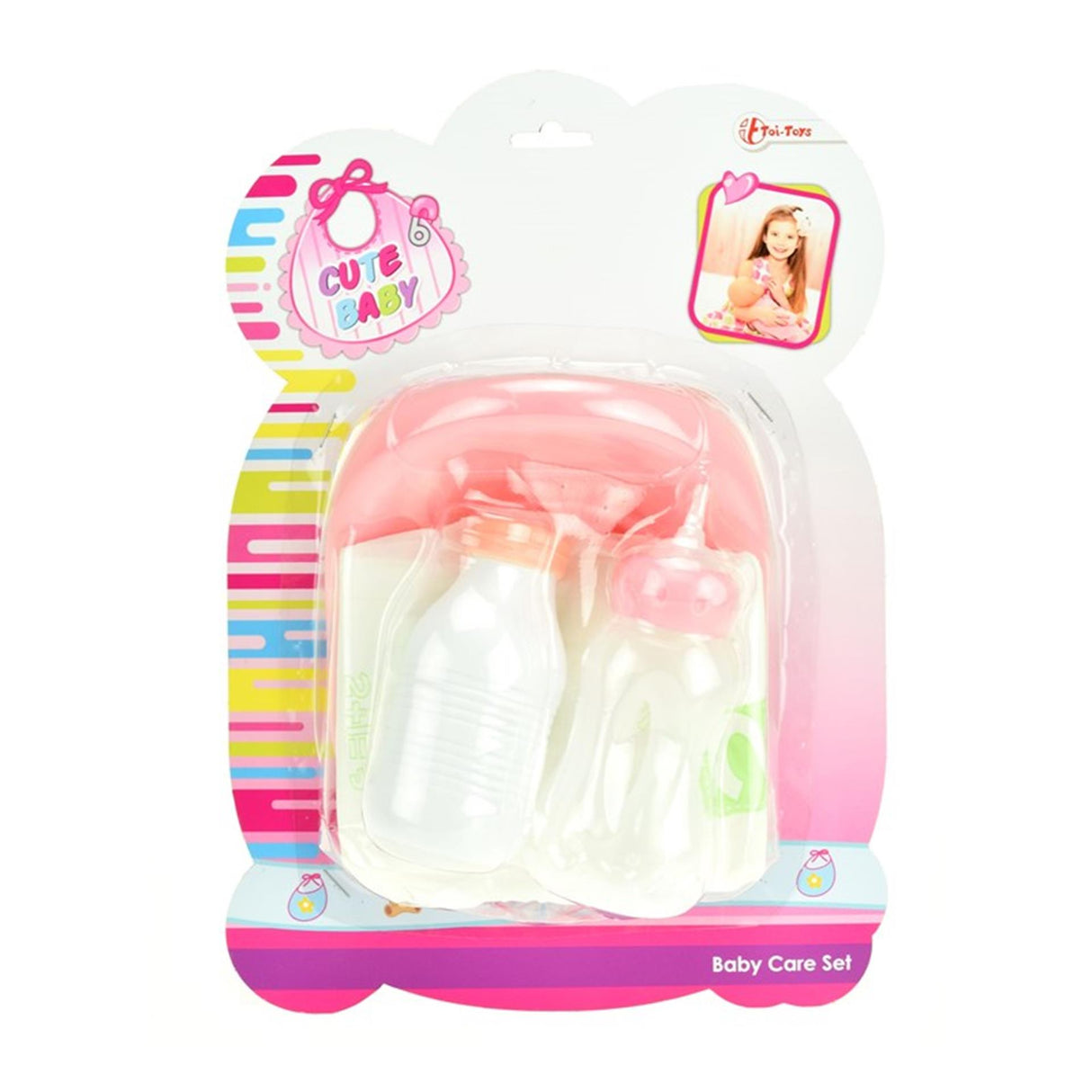 Toi-toys Toi Toys Babytopf mit Trinkflasche + Windel