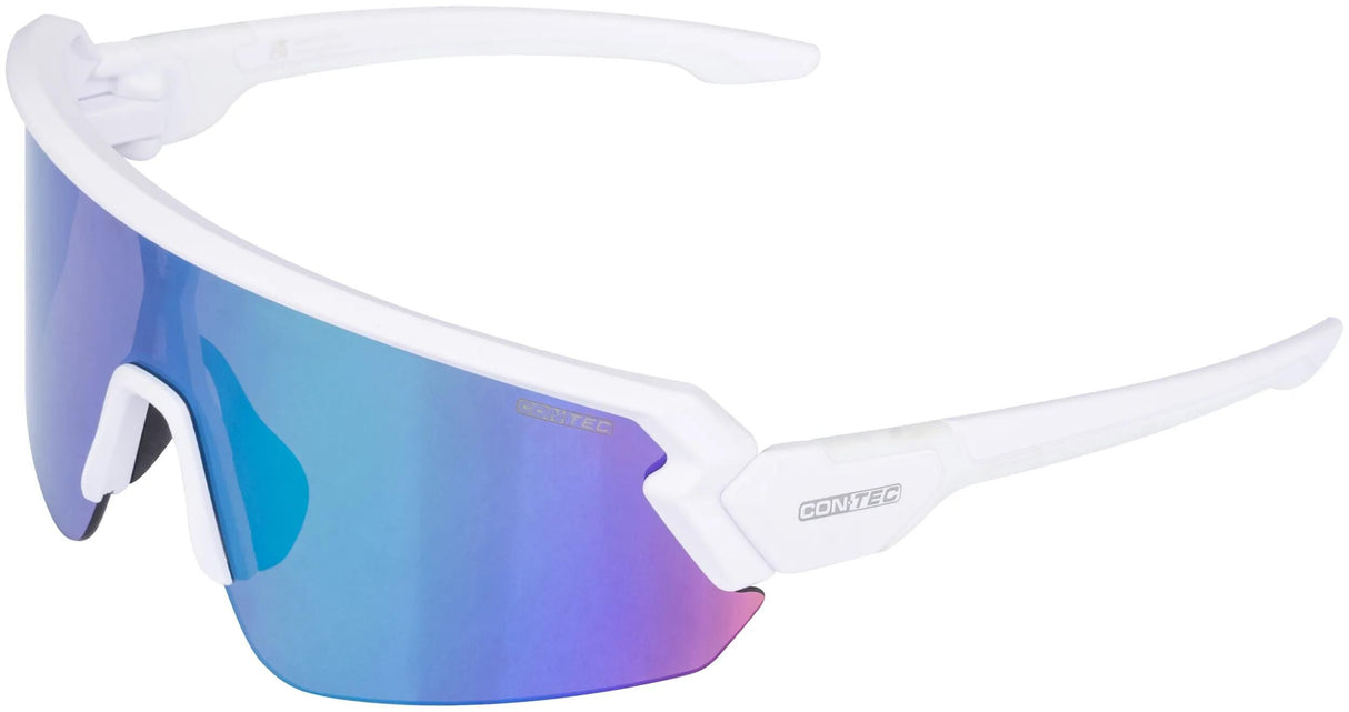 Contec Sportbrille Rush Revo ct Brille Rush matt polarweiß cypher grün