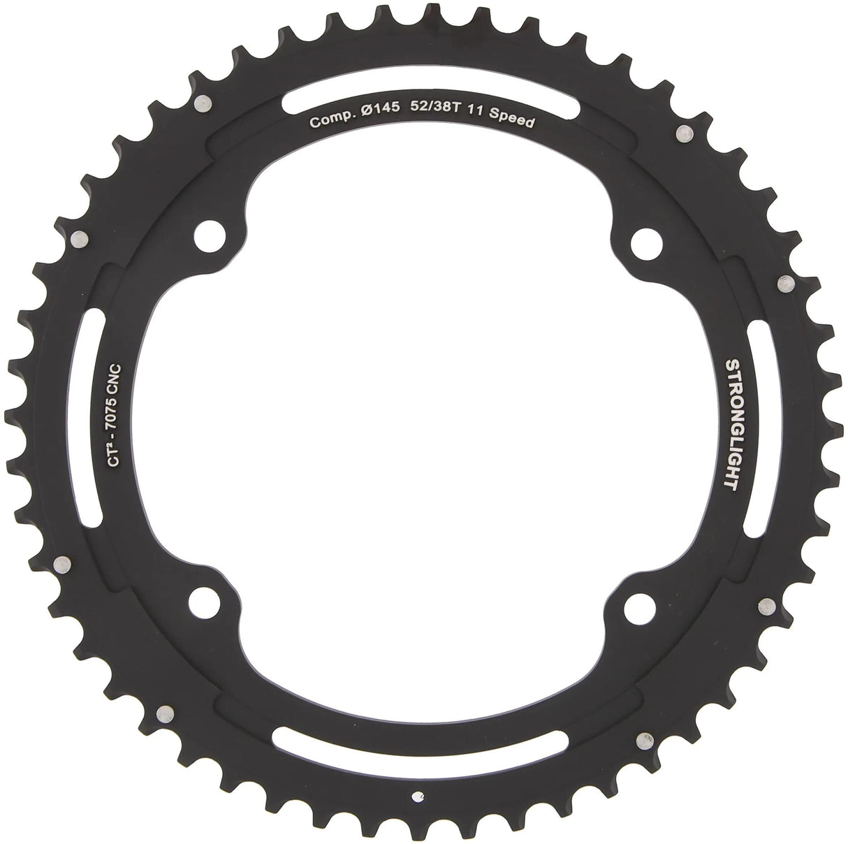 Stronglight Kettenblatt CT2 Mod. 17 Kettenblatt stark. ct2 52t äußere Cer.-Tefl.-Beschichtung.