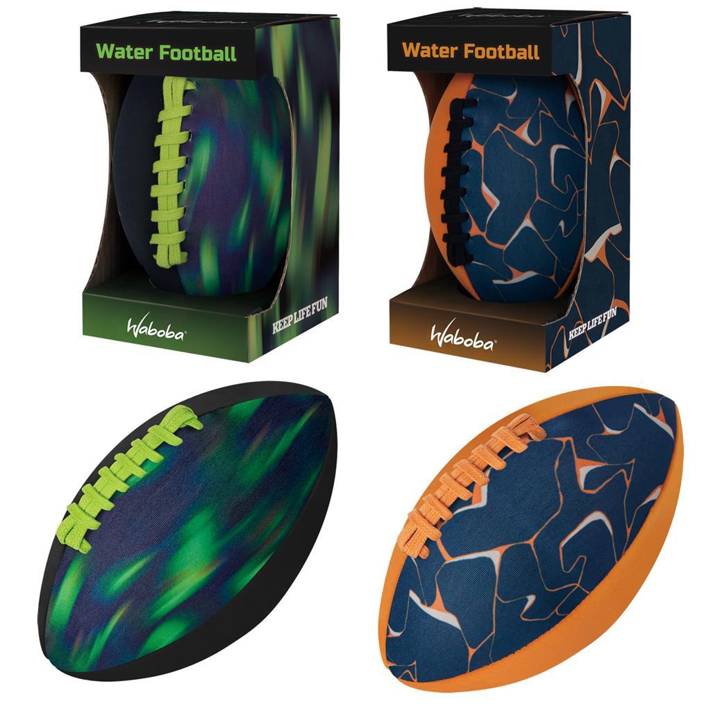 Waboba Neopren American Football, Wasserfußball, Orange Blau