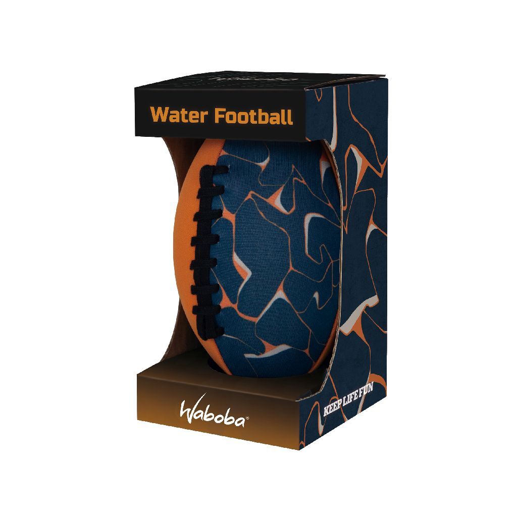 Waboba Neopren American Football, Wasserfußball, Orange Blau