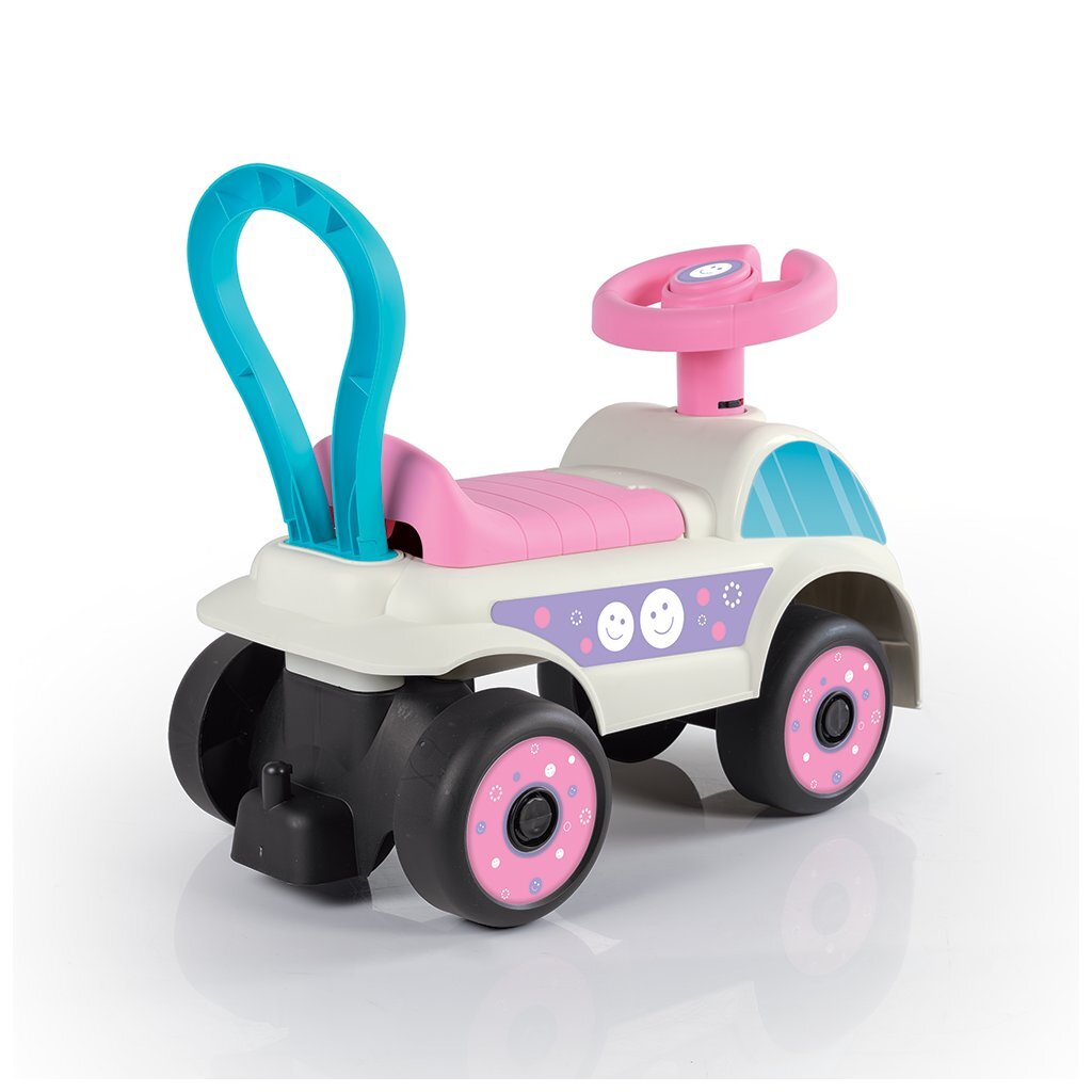 Dolu Laufwagen rosa weiß
