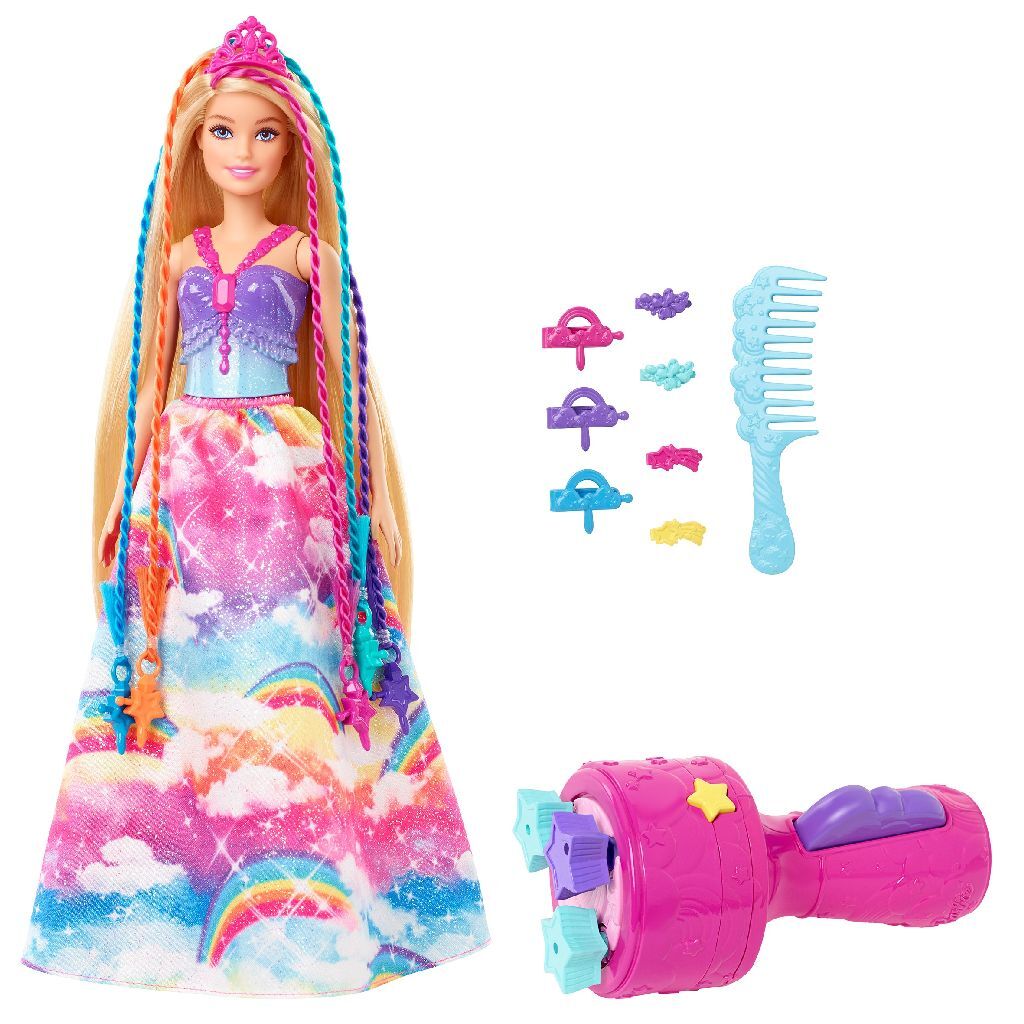 Barbie Dreamtopia Haarpflegepuppe + Zubehör