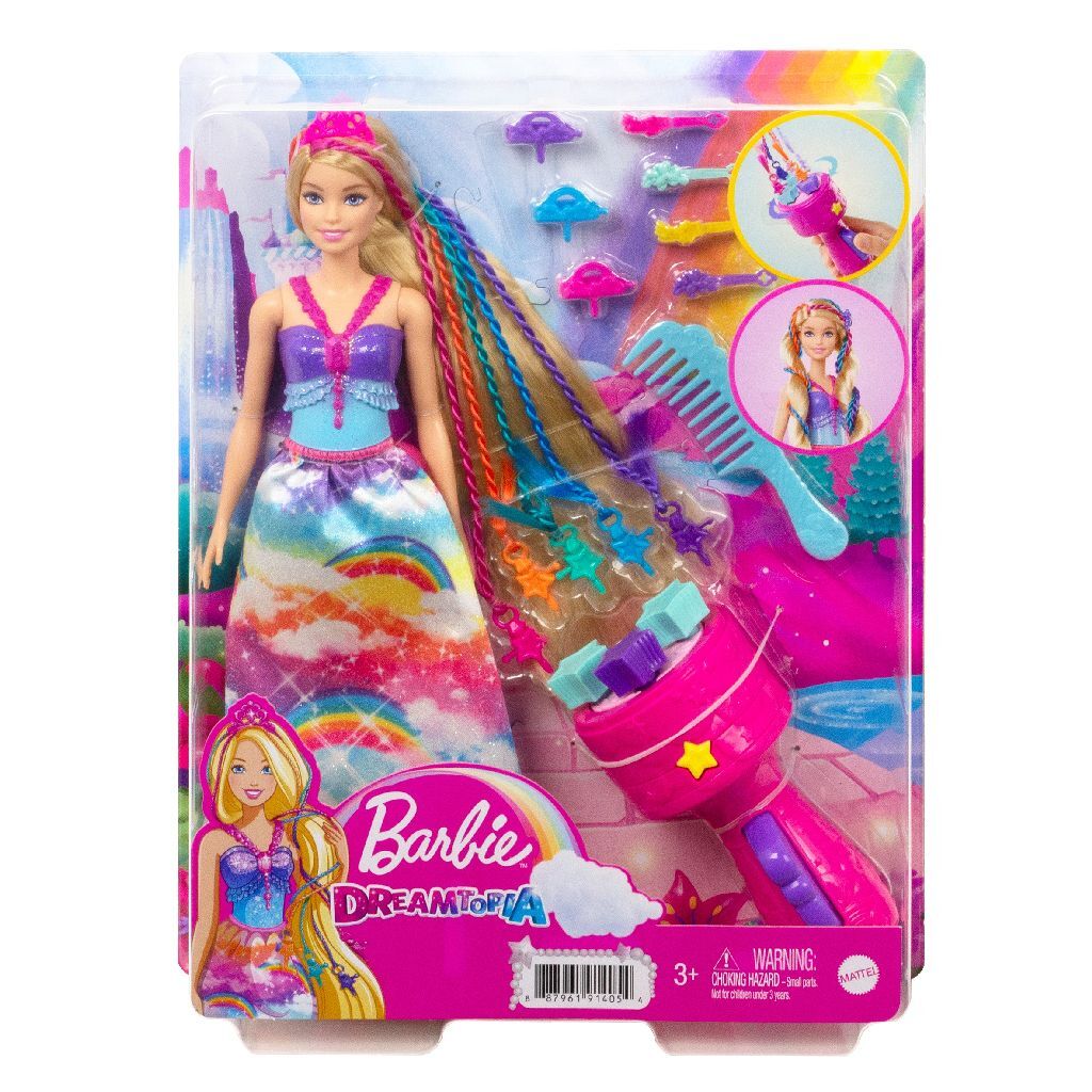 Barbie Dreamtopia Haarpflegepuppe + Zubehör