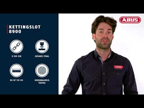 Abus Ionus 8900 Black Art2 Chain Lock 85 cm