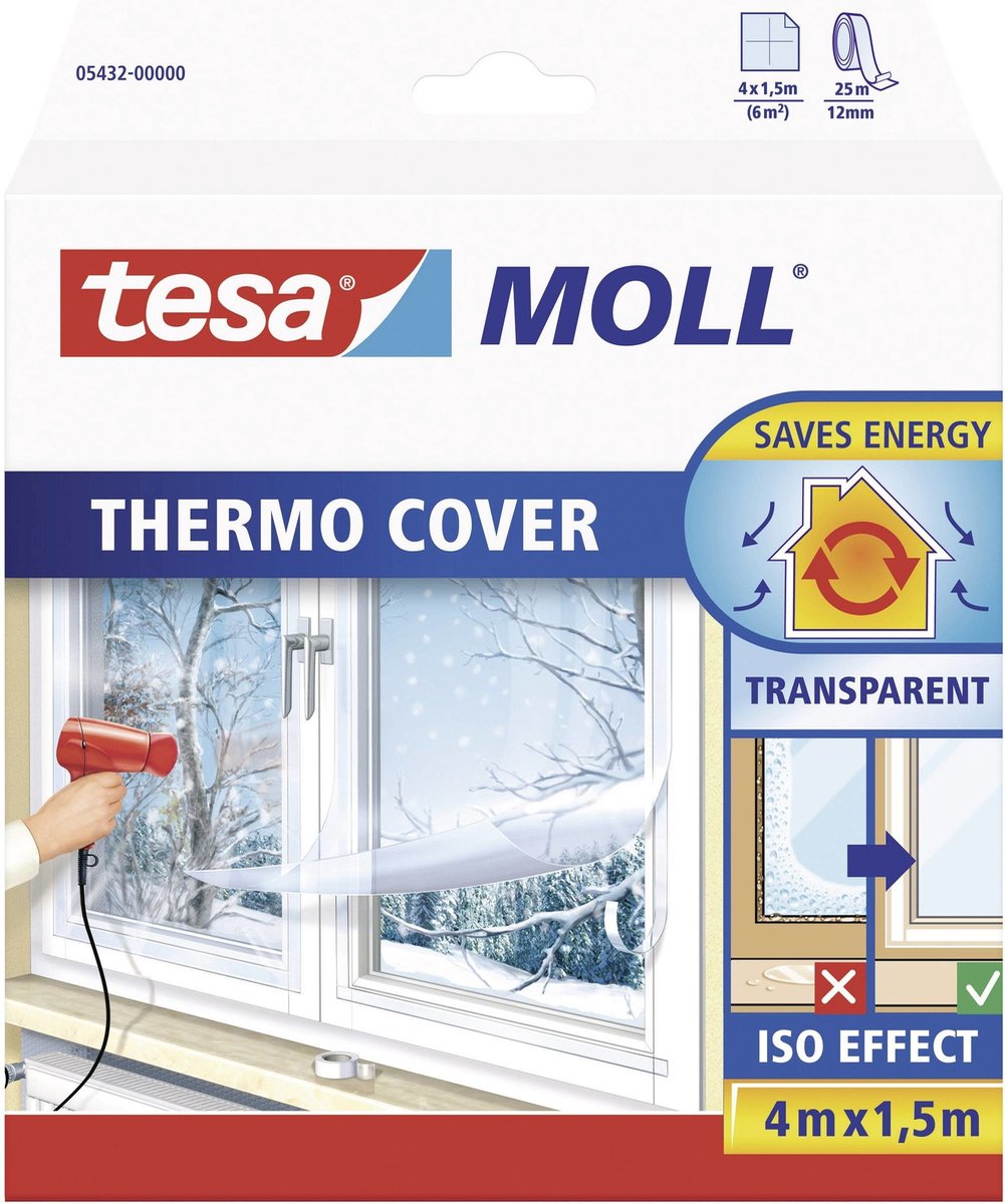 Tesa 1003633 – Thermoabdeckung 6m2 | 4 Stück