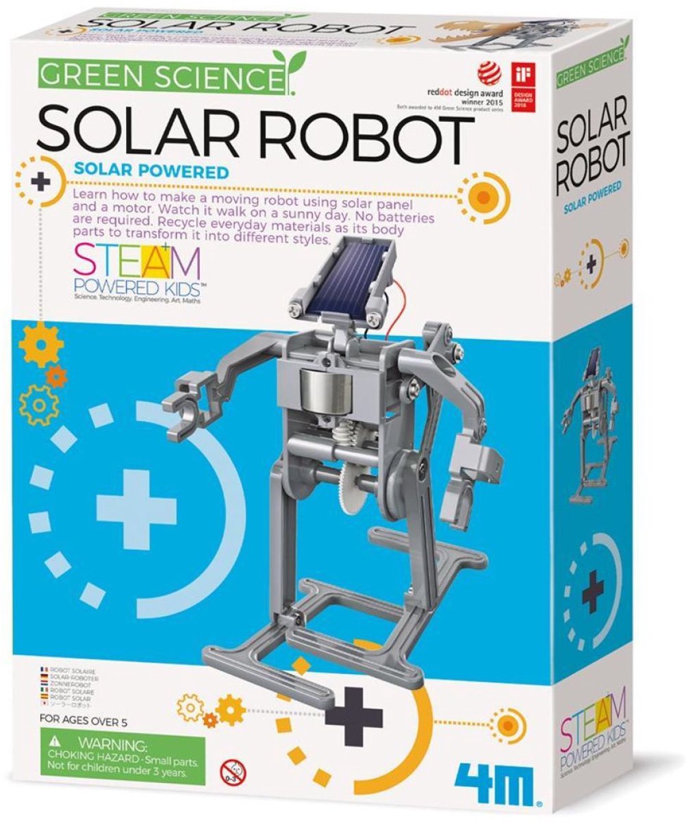 4 m Wissenschaft und Spiele – solarbetriebener Roboter – Bausatz – Kidzlabs – grüne Wissenschaft – 5+