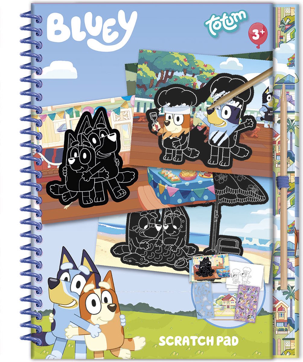 Totum Bluey Scratch Book