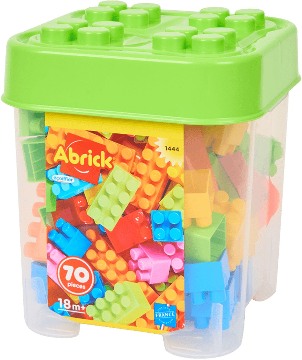 Abrick Building Blocks Dschungel in Aufbewahrungsbox, 70DLG.