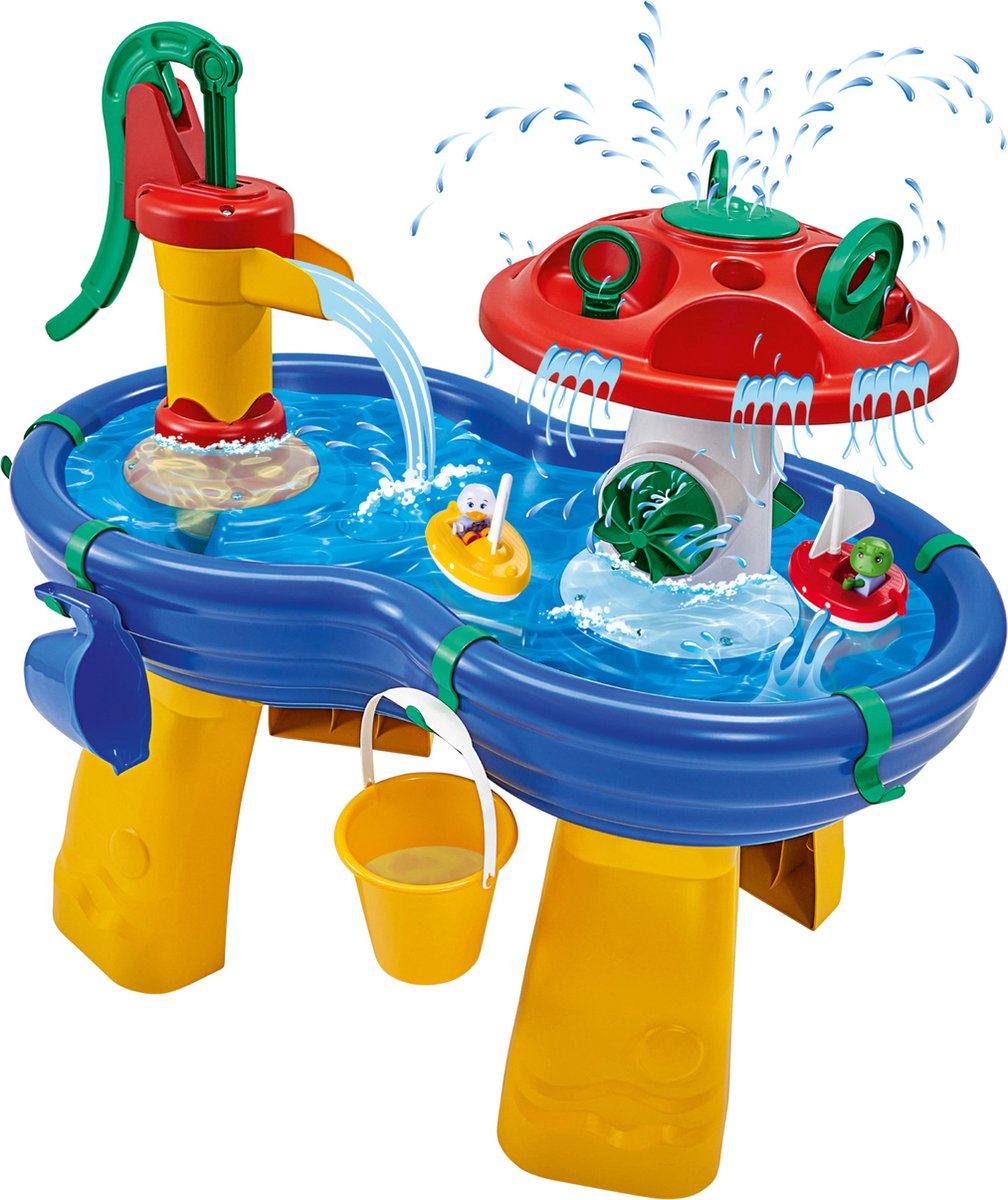 Aquaplay groß - - Wasserlauf - 100 x 58 x 90 cm - Gartenschlauchanschluss - Sand- oder Wassertisch