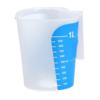 Messbecher 1000 ml blau dbp | 3 Stück