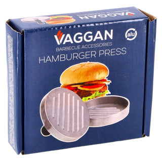 Vaggan Hamburger-Maker Aluminium 11,7 x 9 cm | 3 Stück