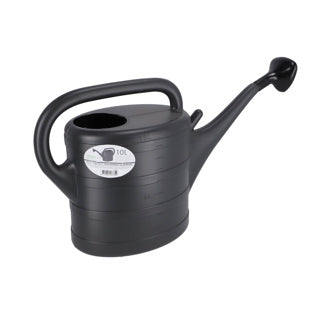 Profi-Gartengießkanne 10l mit anthrazitfarbenem Sprühkopf