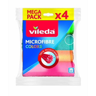 Vileda Colors Mikrofasertücher 4 Stück | 5 Stück